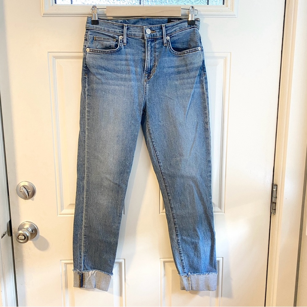 Vince high rise 5 pkt skinny jeans